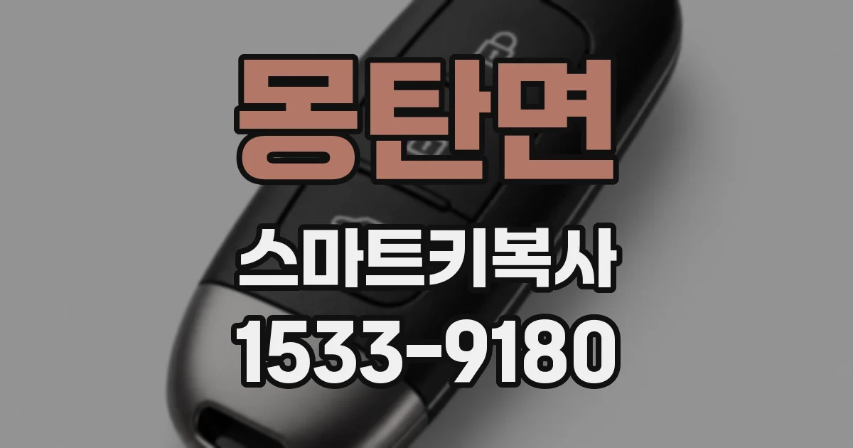 몽탄면 스마트키복사