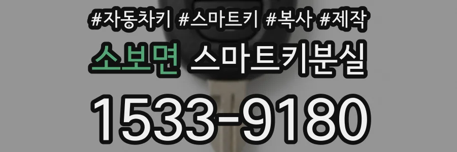 소보면 스마트키분실