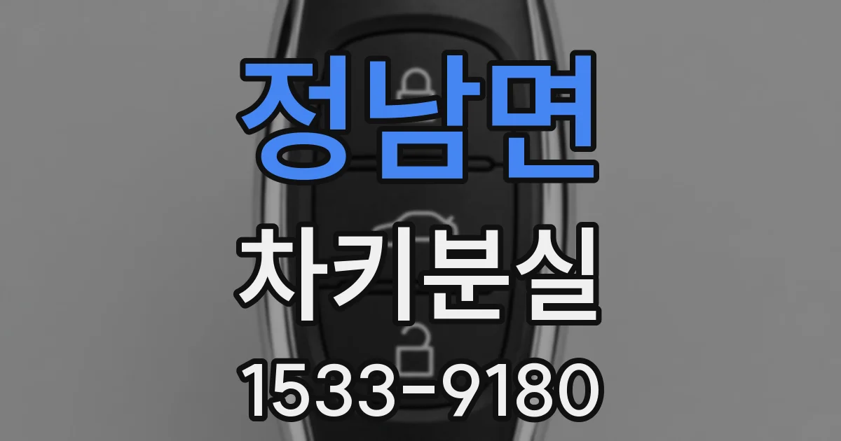정남면 차키분실