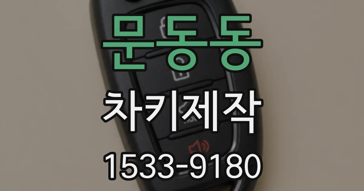 문동동 차키제작