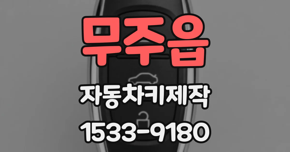 무주읍 자동차키제작