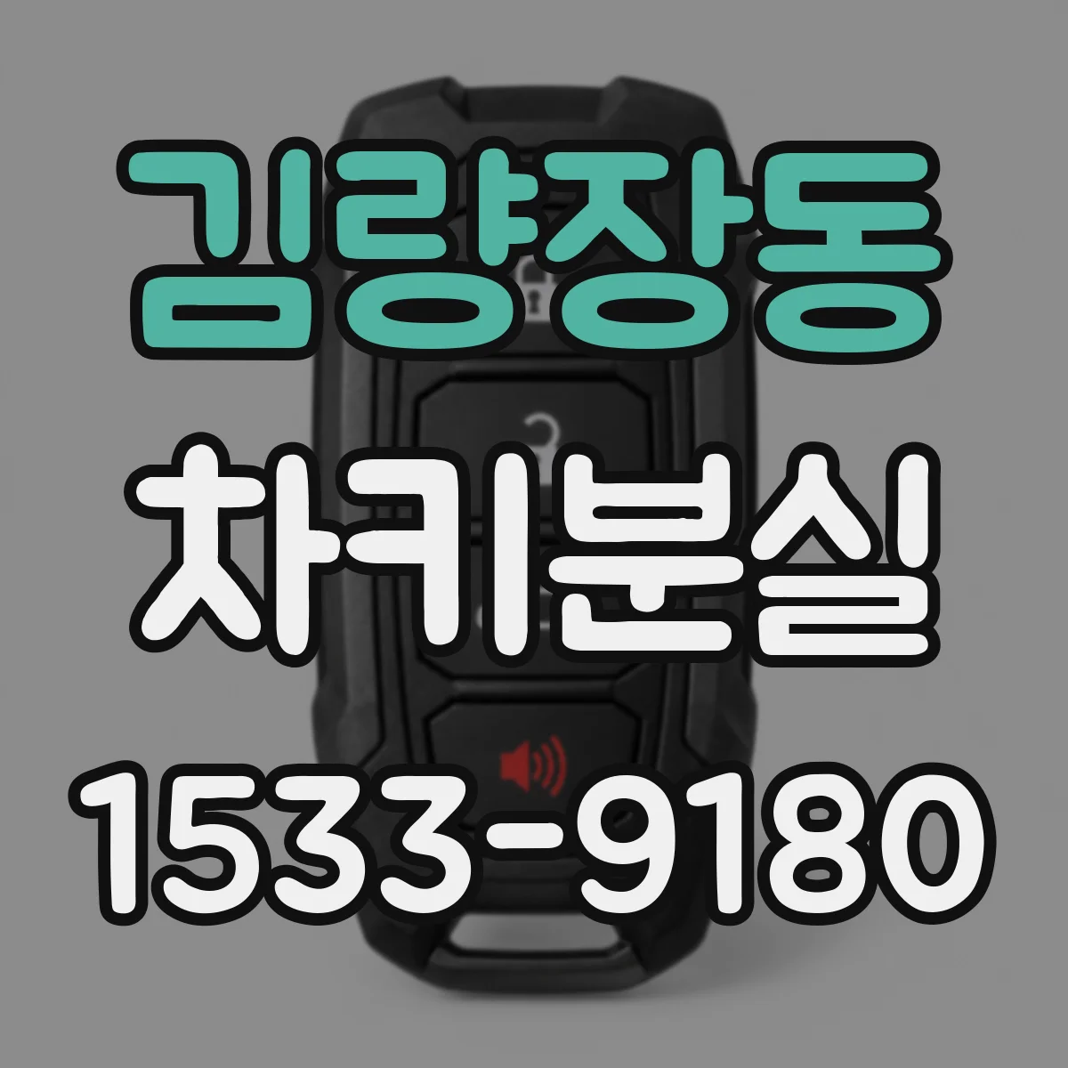 김량장동 차키분실