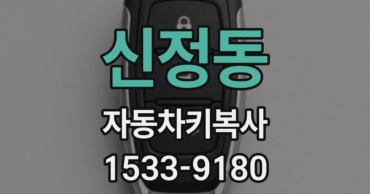 신정동 자동차키복사