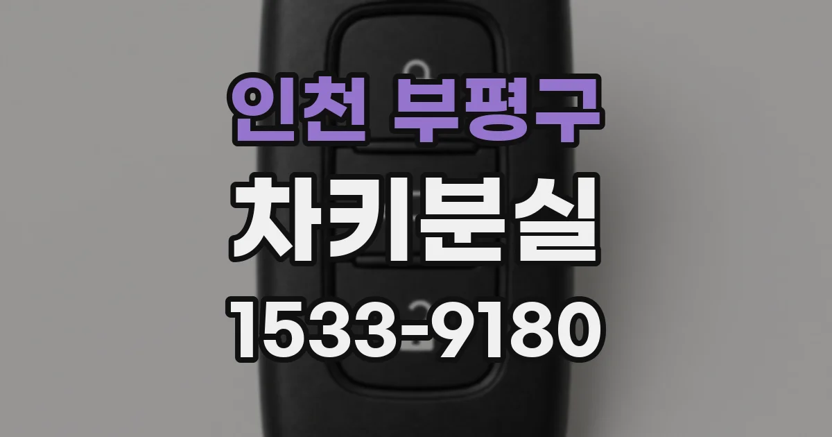 인천 부평구 차키분실