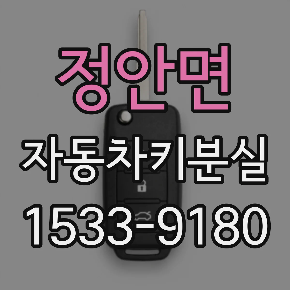 정안면 자동차키분실