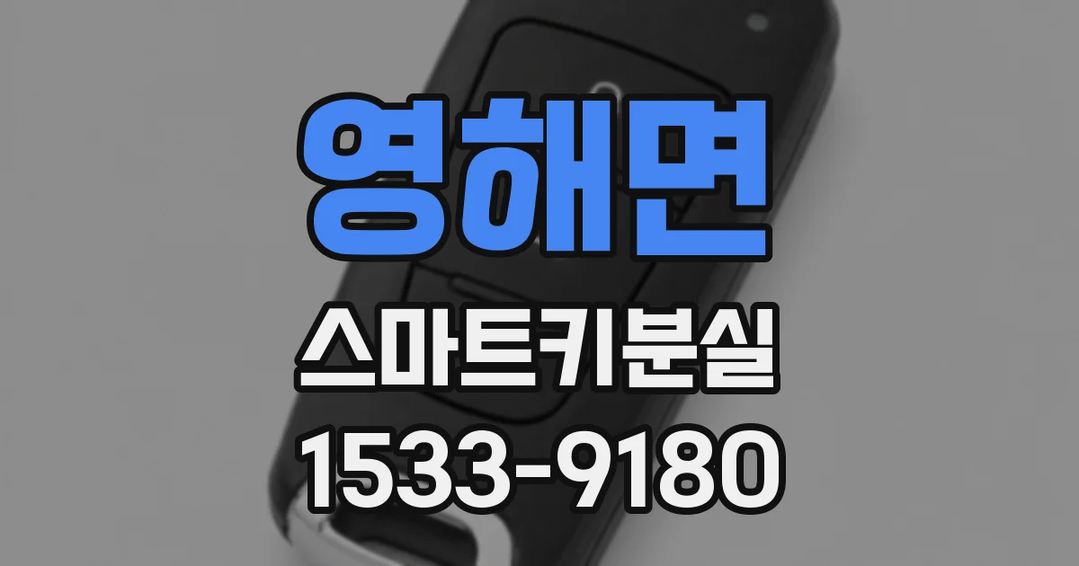 영해면 스마트키분실