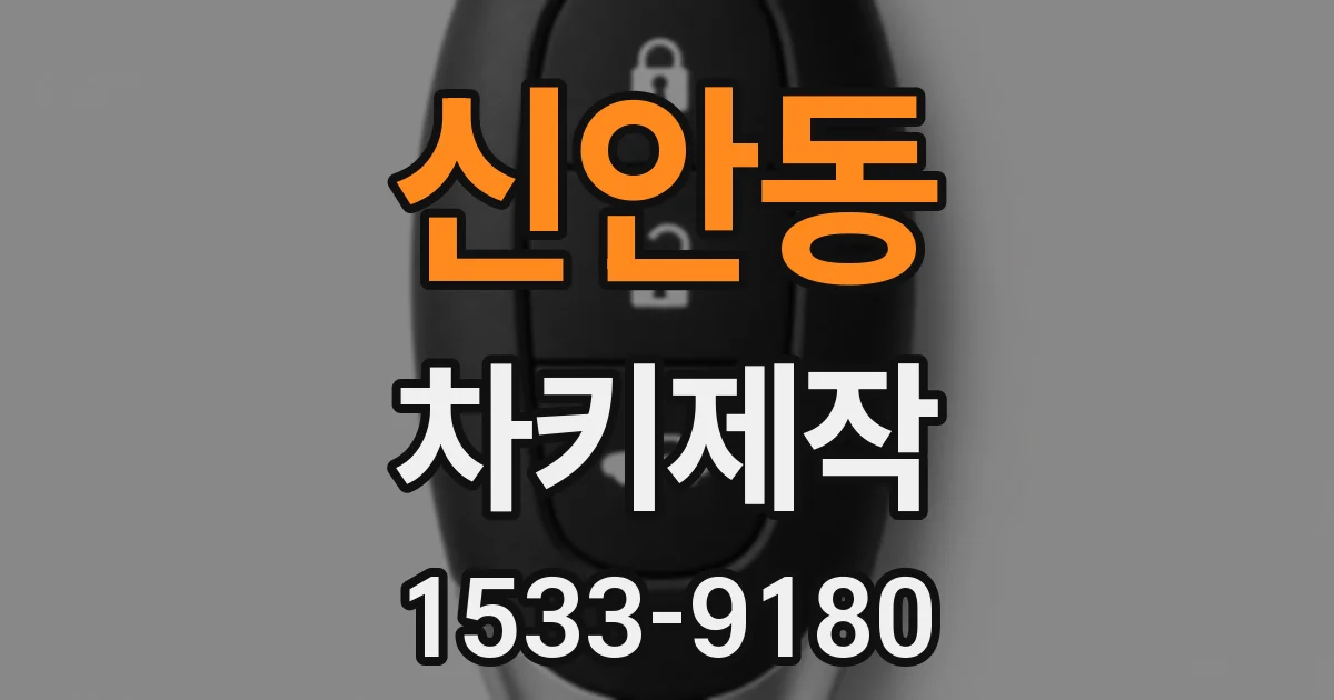 신안동 차키제작