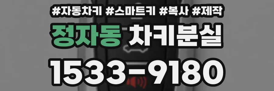 정자동 차키분실