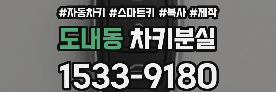 도내동 차키분실