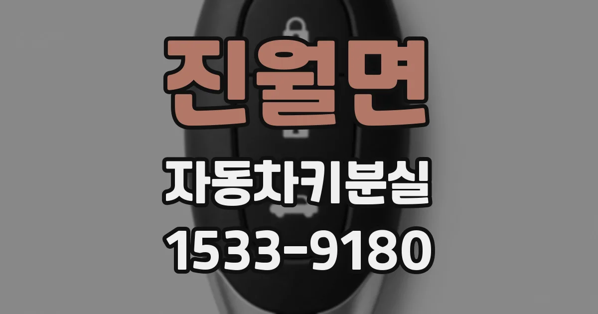 진월면 자동차키분실