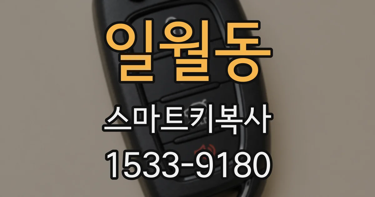 일월동 스마트키복사