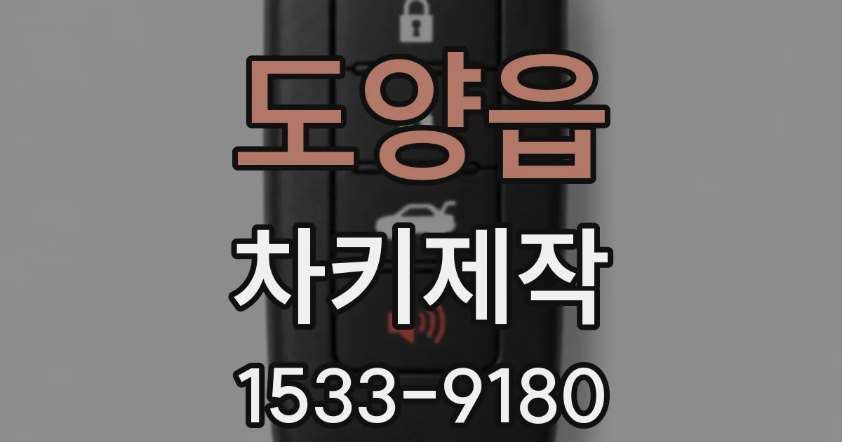 도양읍 차키제작