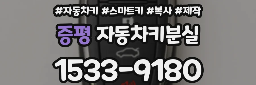 증평 자동차키분실