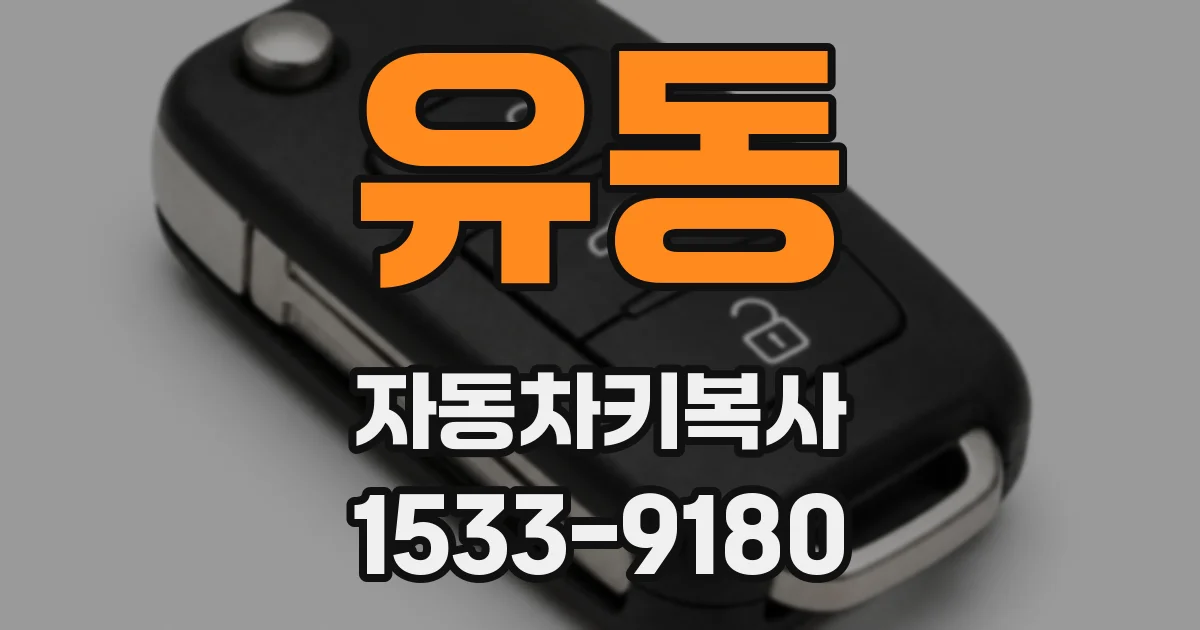 유동 자동차키복사