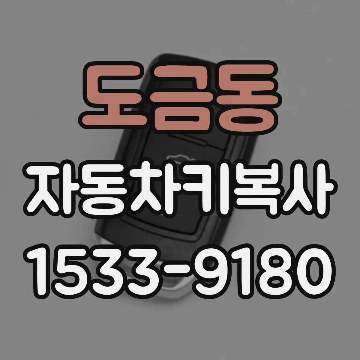 도금동 자동차키복사