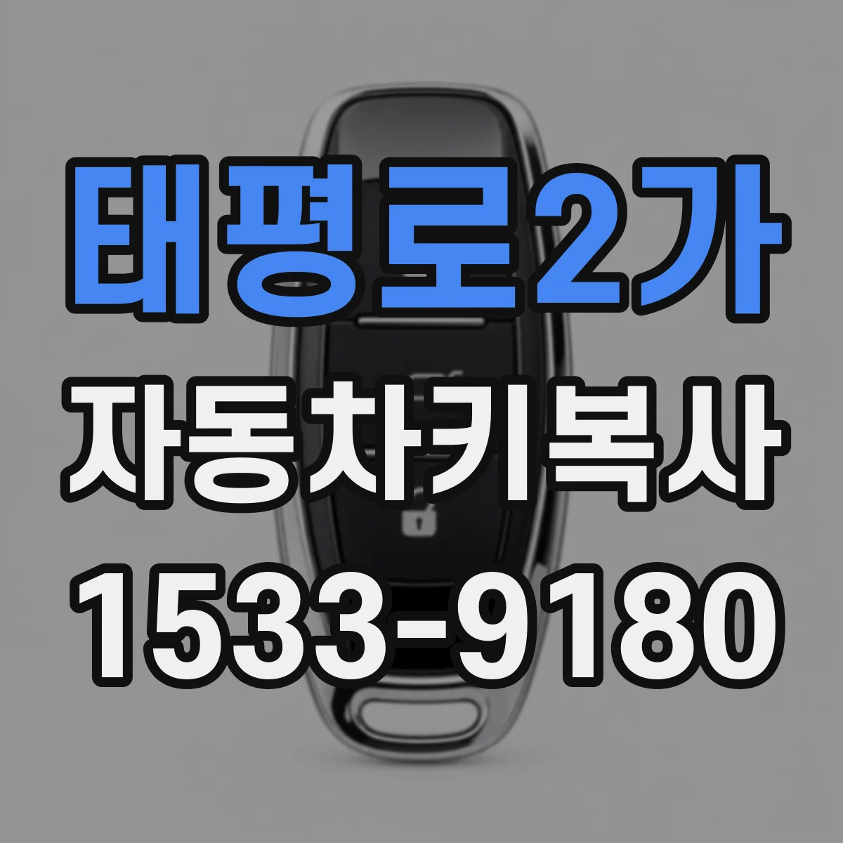 태평로2가 자동차키복사