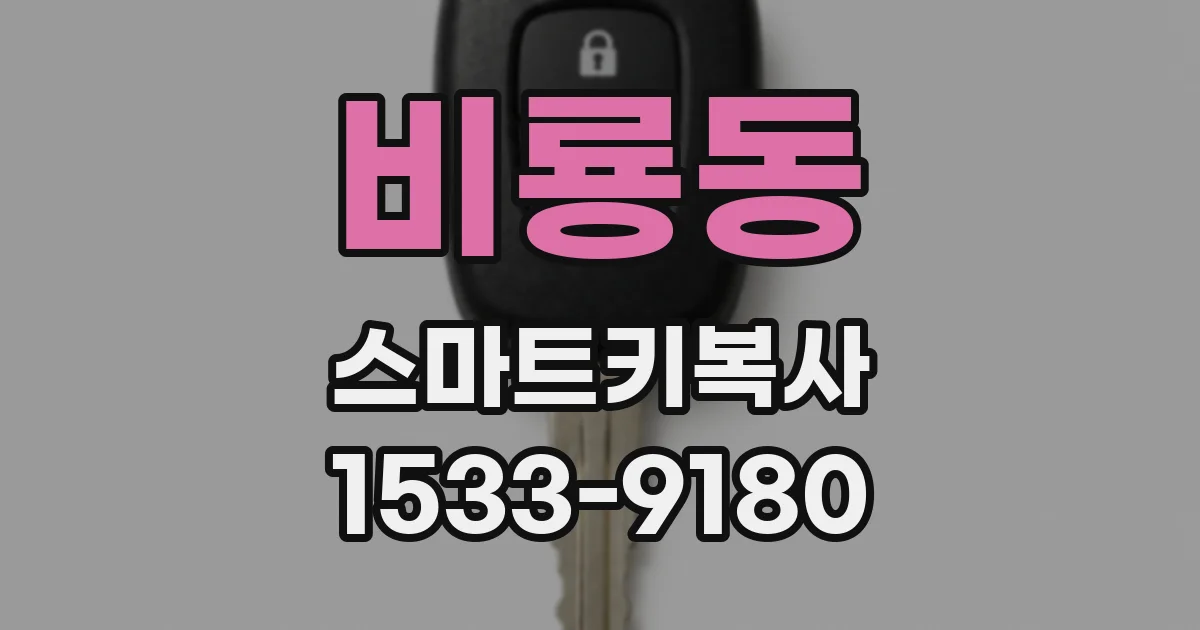 비룡동 스마트키복사