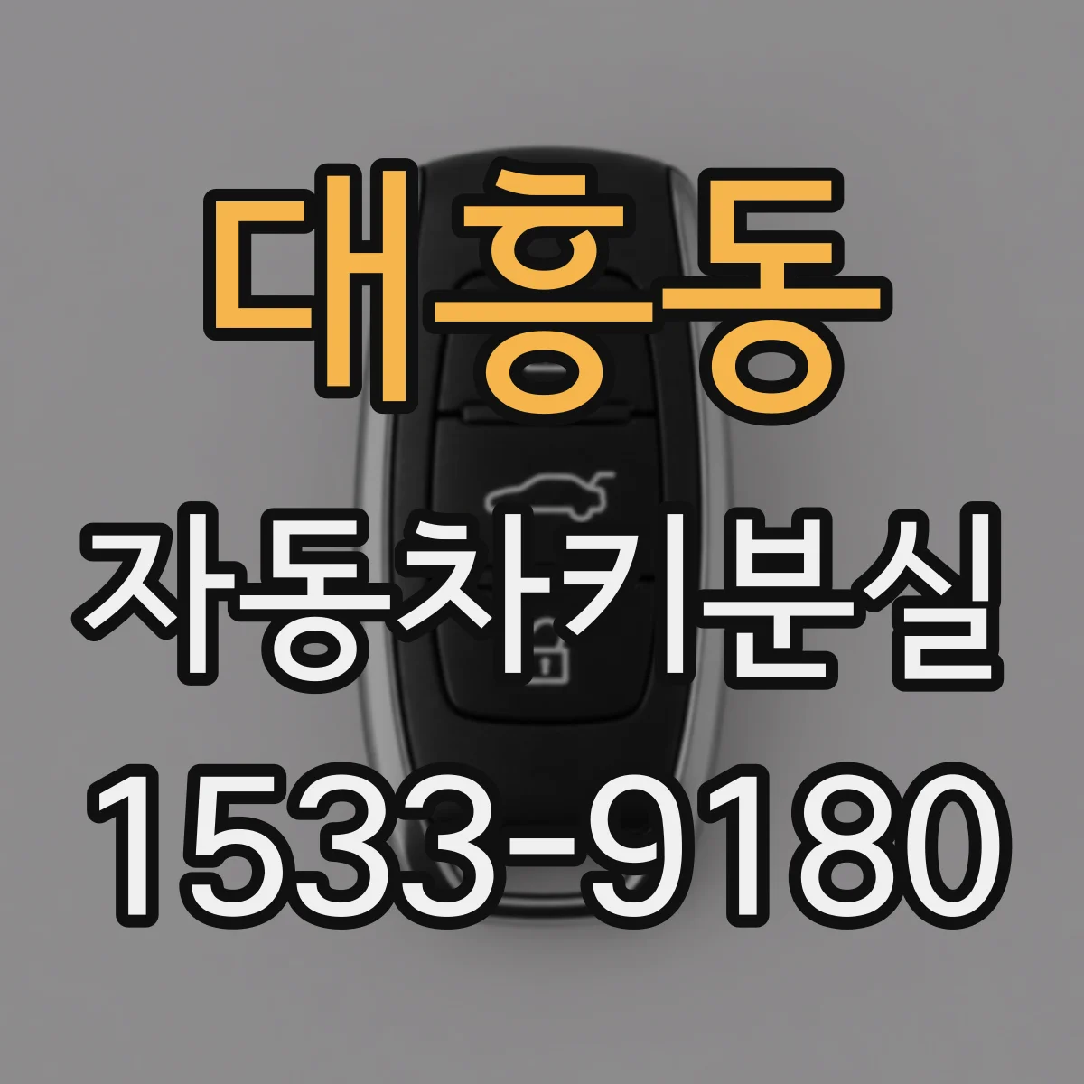 대흥동 자동차키분실