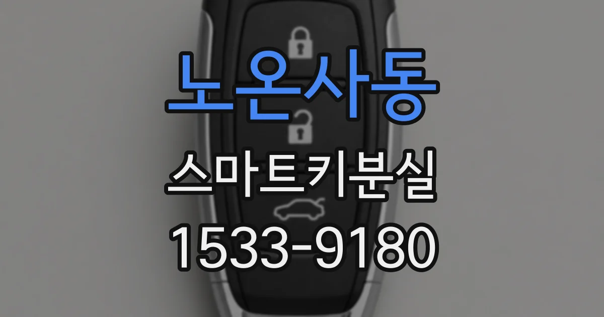 노온사동 스마트키분실
