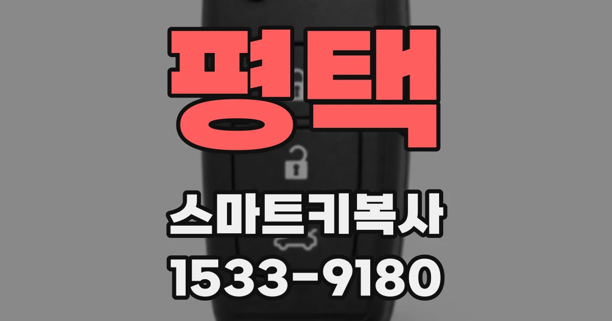 평택 스마트키복사