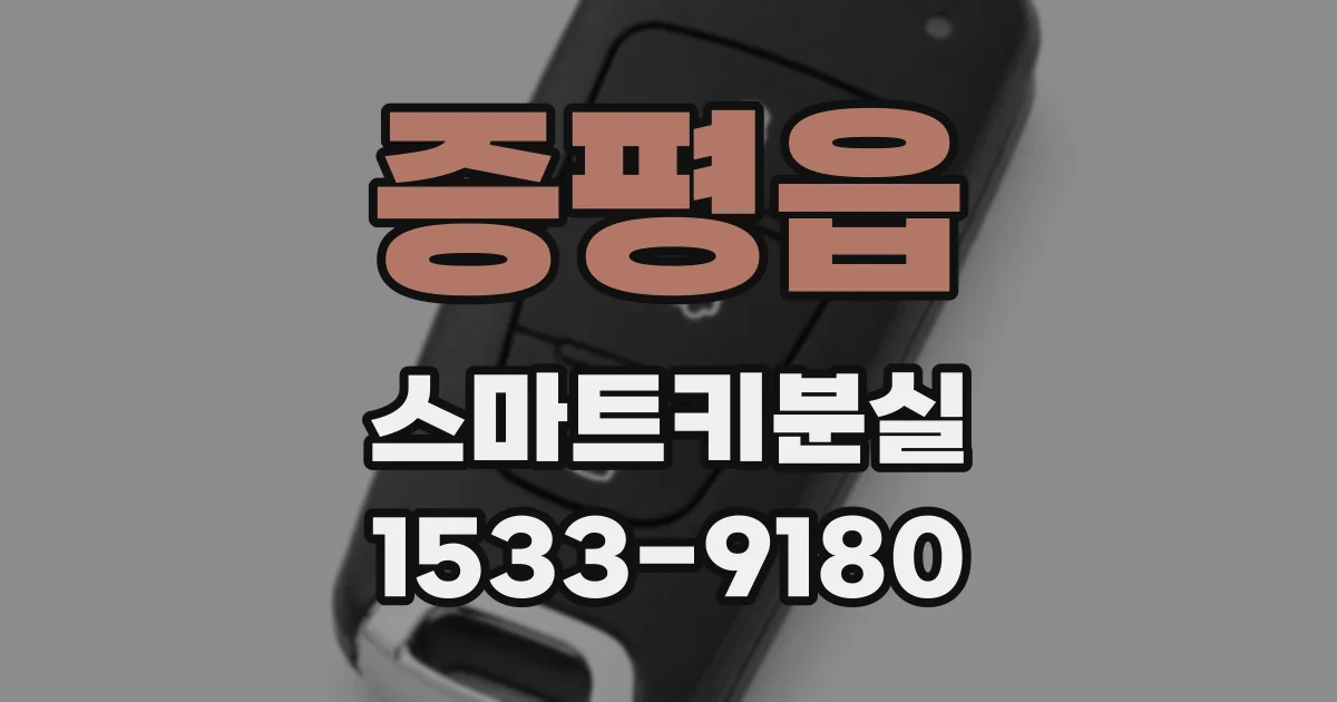 증평읍 스마트키분실