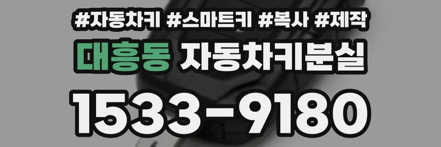 대흥동 자동차키분실