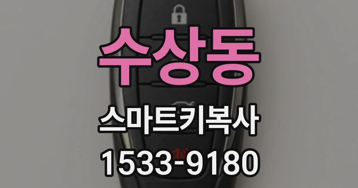 수상동 스마트키복사