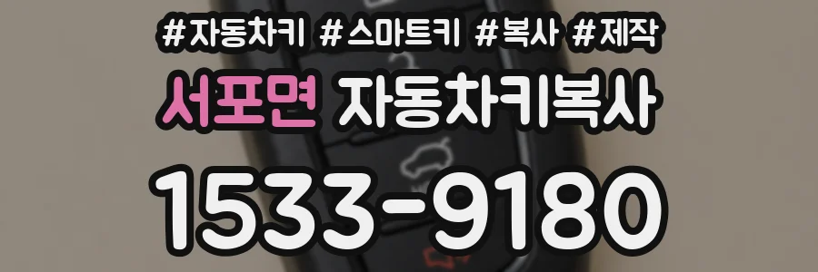 서포면 자동차키복사