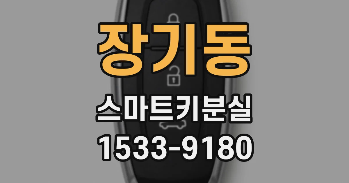 장기동 스마트키분실