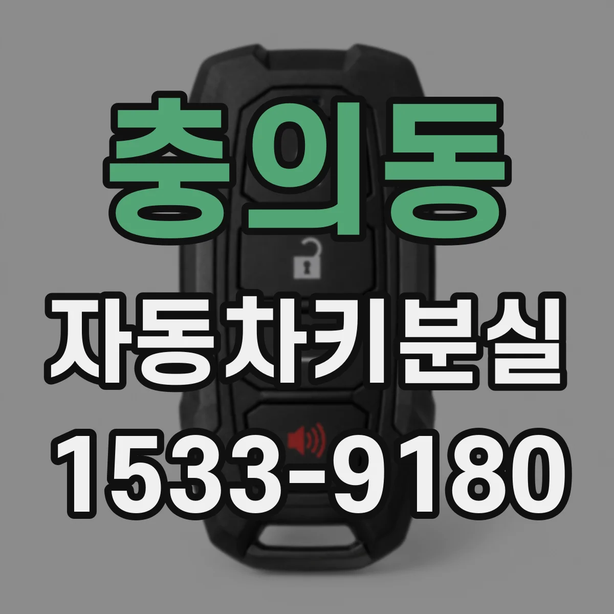 충의동 자동차키분실