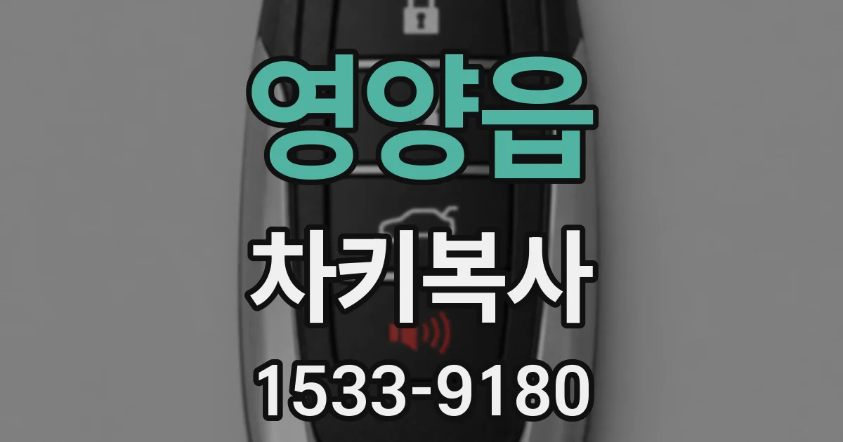 영양읍 차키복사