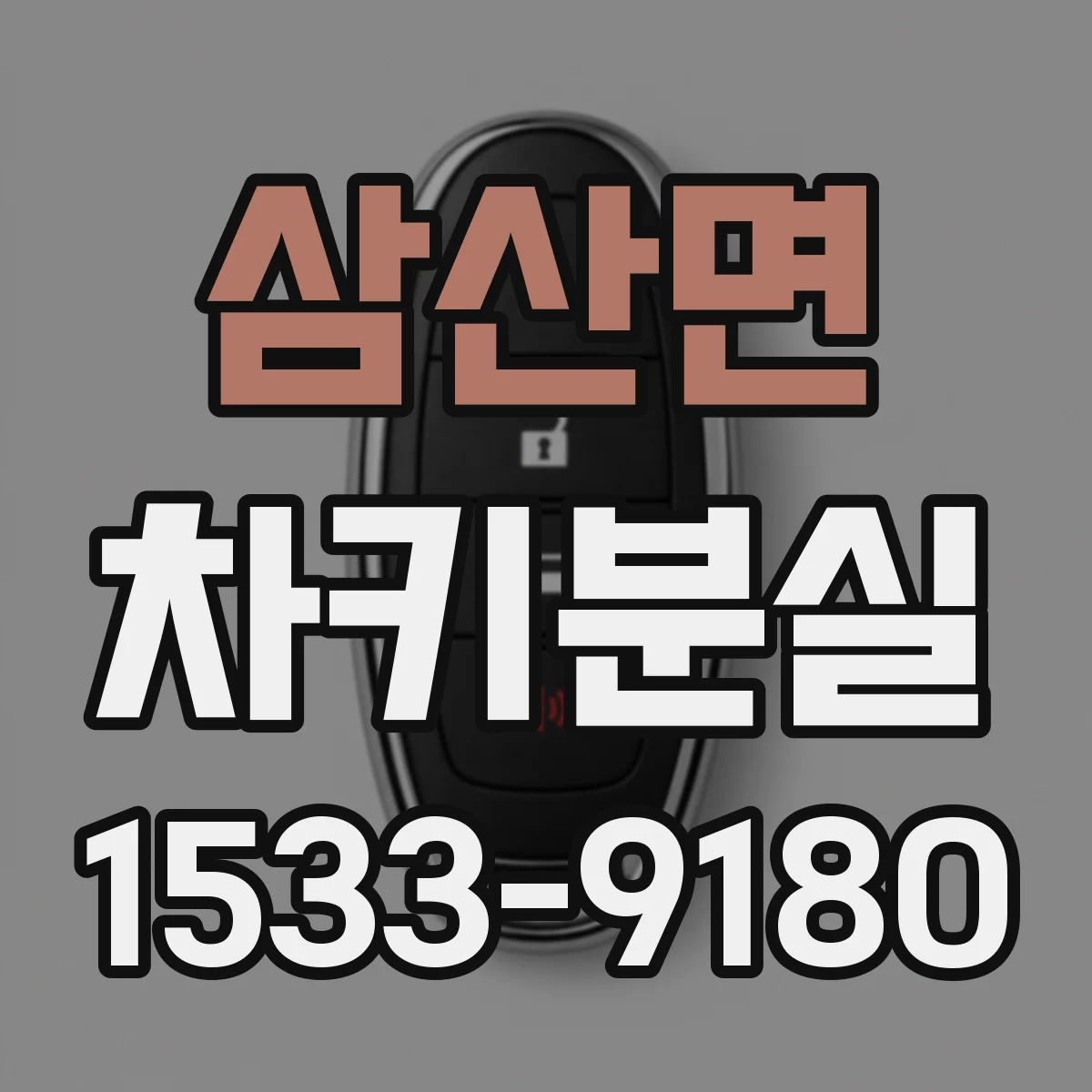 삼산면 차키분실