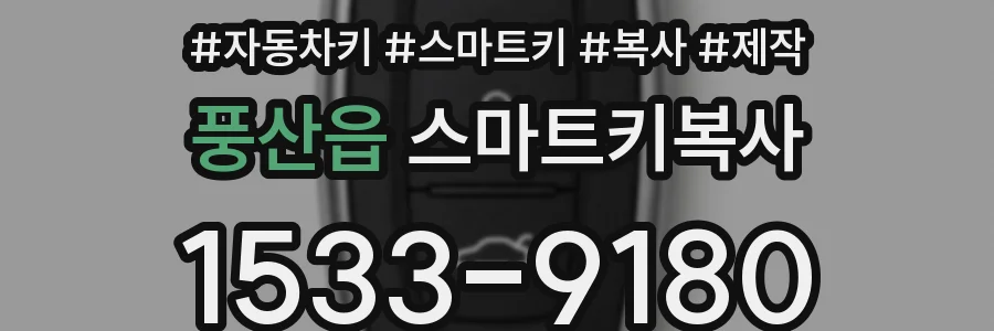 풍산읍 스마트키복사