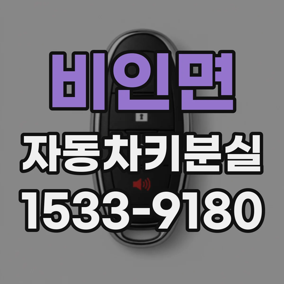 비인면 자동차키분실