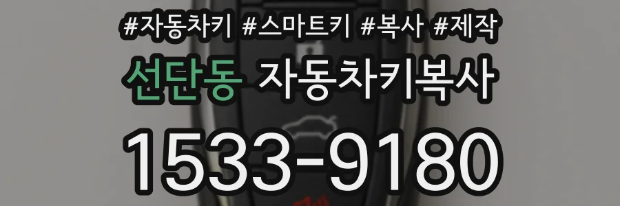 선단동 자동차키복사