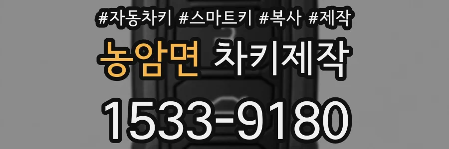 농암면 차키제작