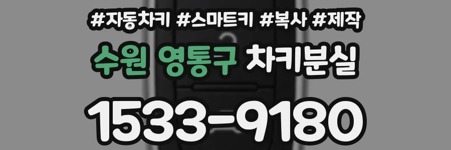 수원 영통구 차키분실