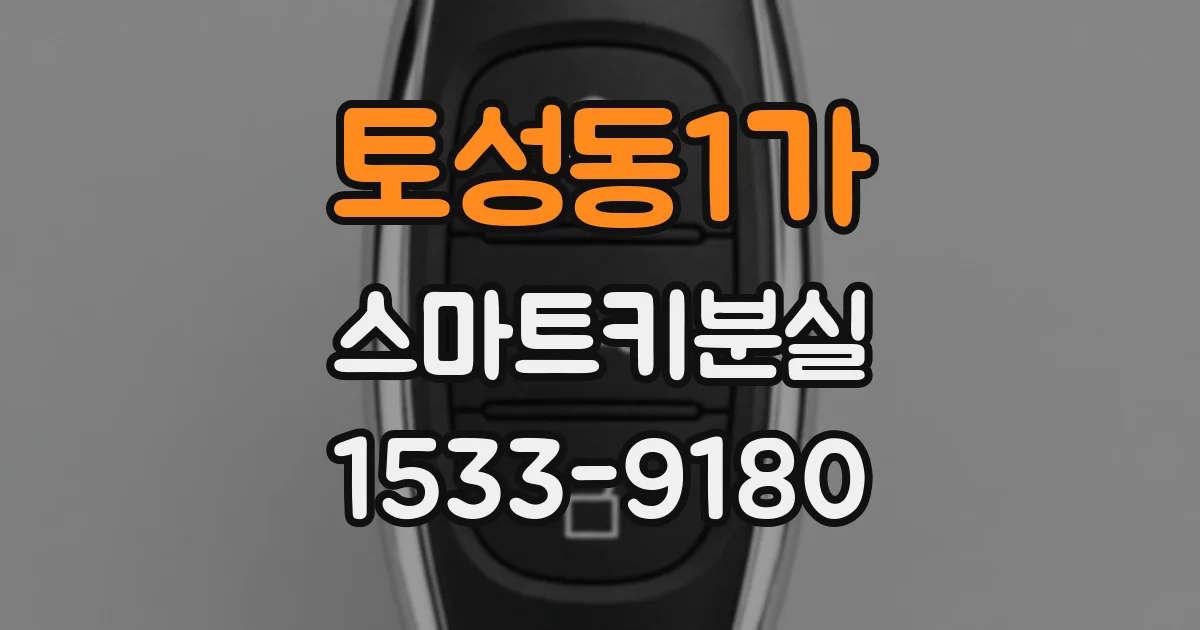 토성동1가 스마트키분실