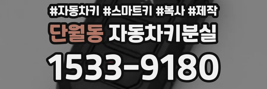 단월동 자동차키분실
