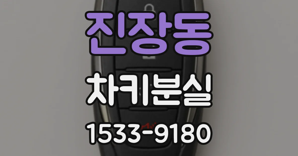 진장동 차키분실