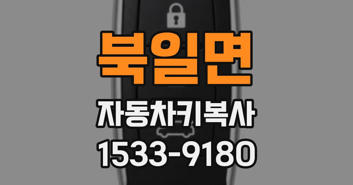 북일면 자동차키복사