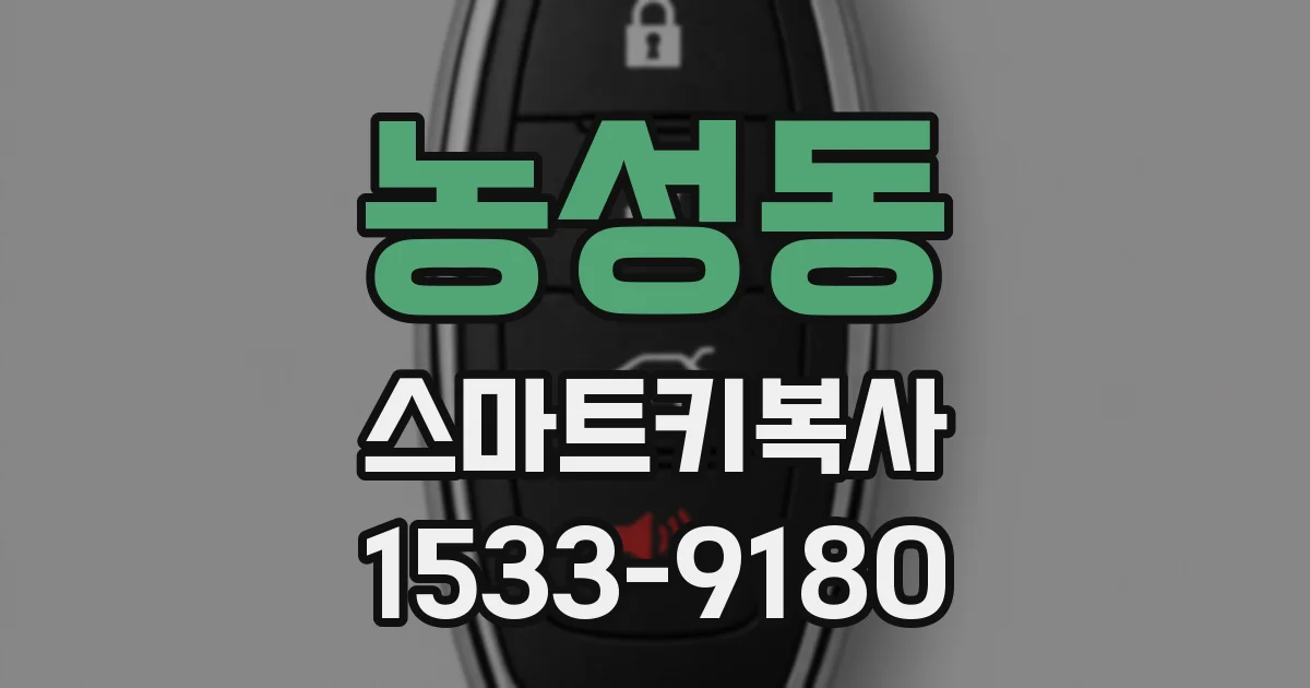 농성동 스마트키복사