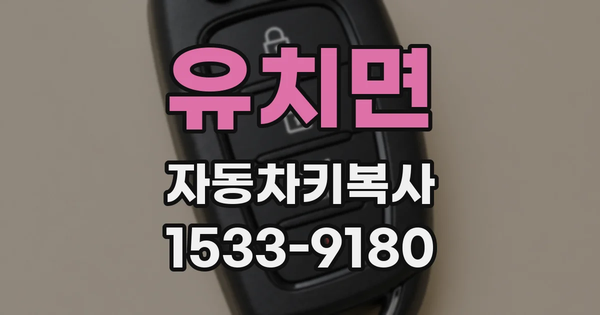 유치면 자동차키복사