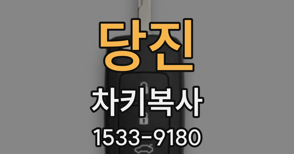 당진 차키복사