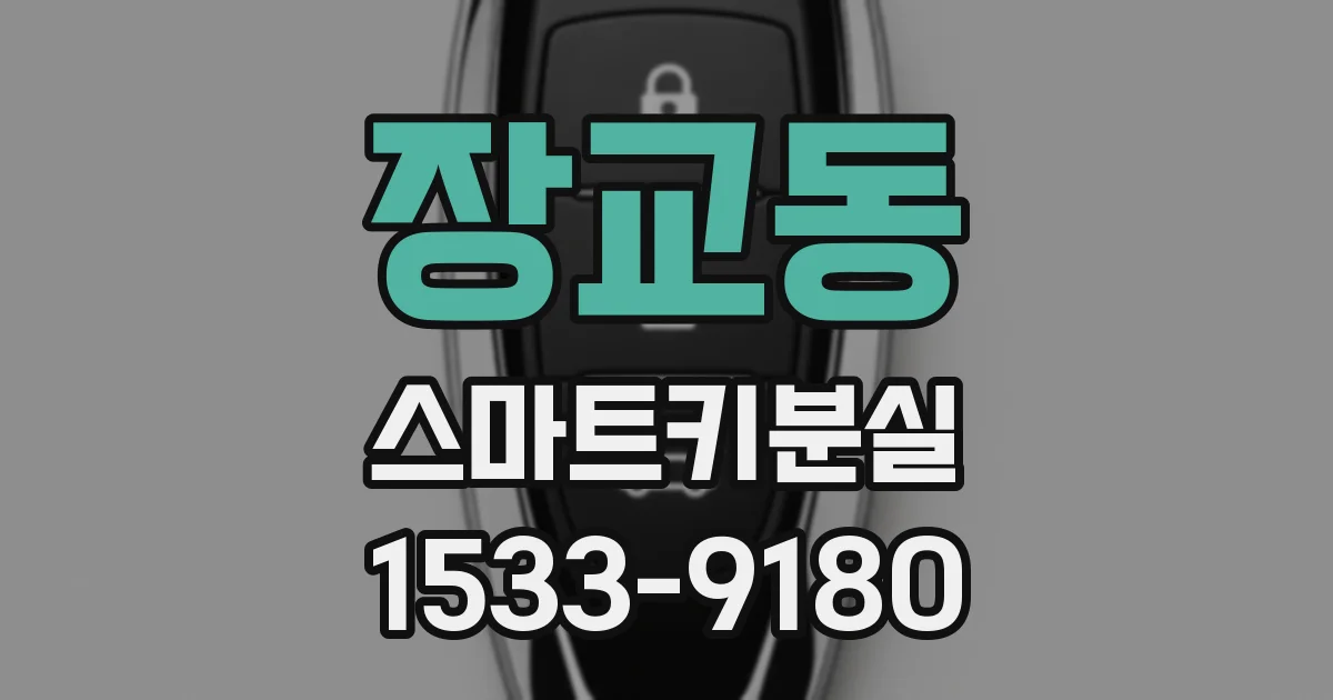 장교동 스마트키분실