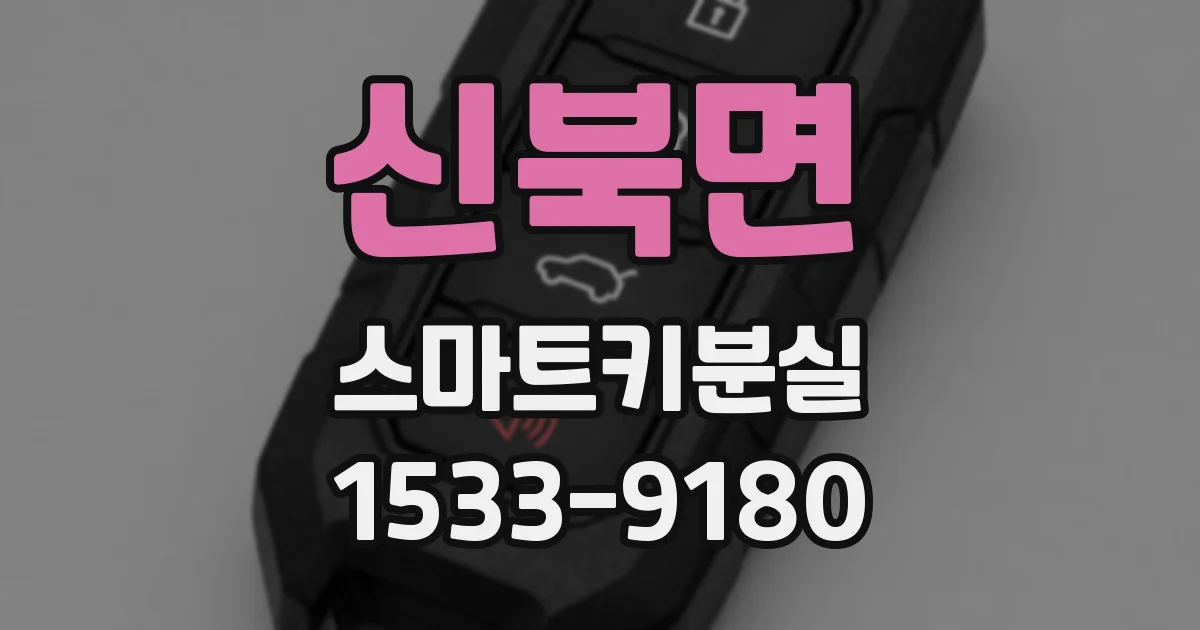 신북면 스마트키분실