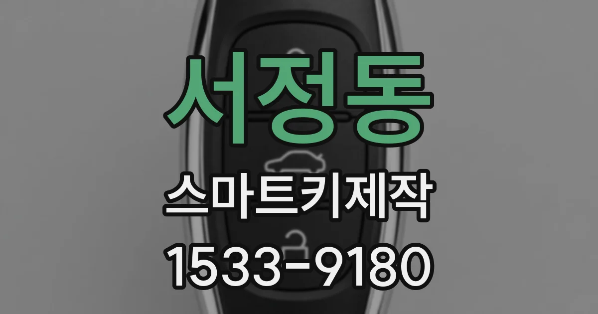 서정동 스마트키제작