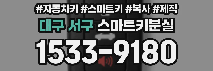 대구 서구 스마트키분실