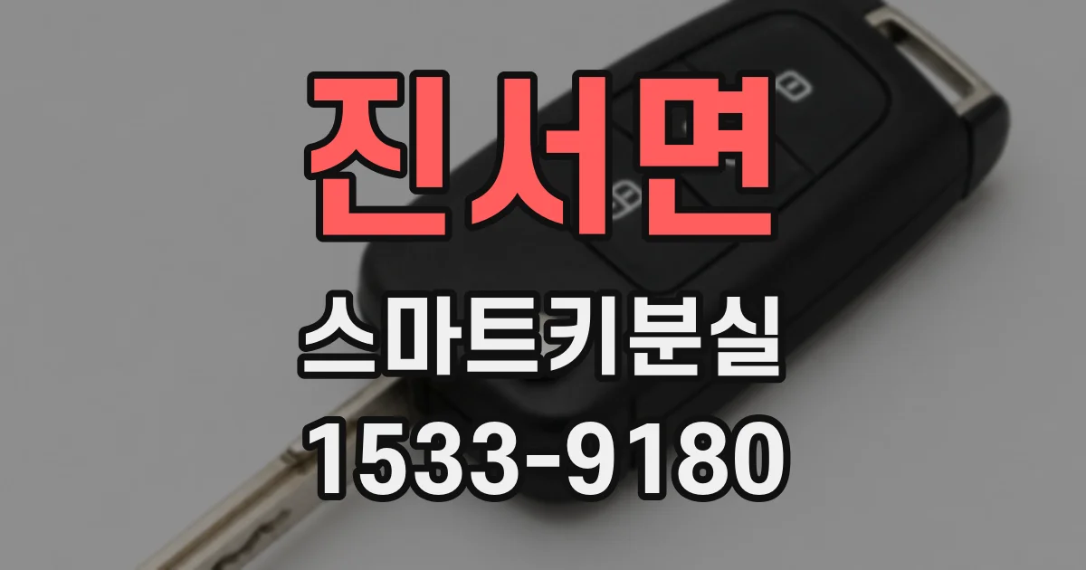 진서면 스마트키분실