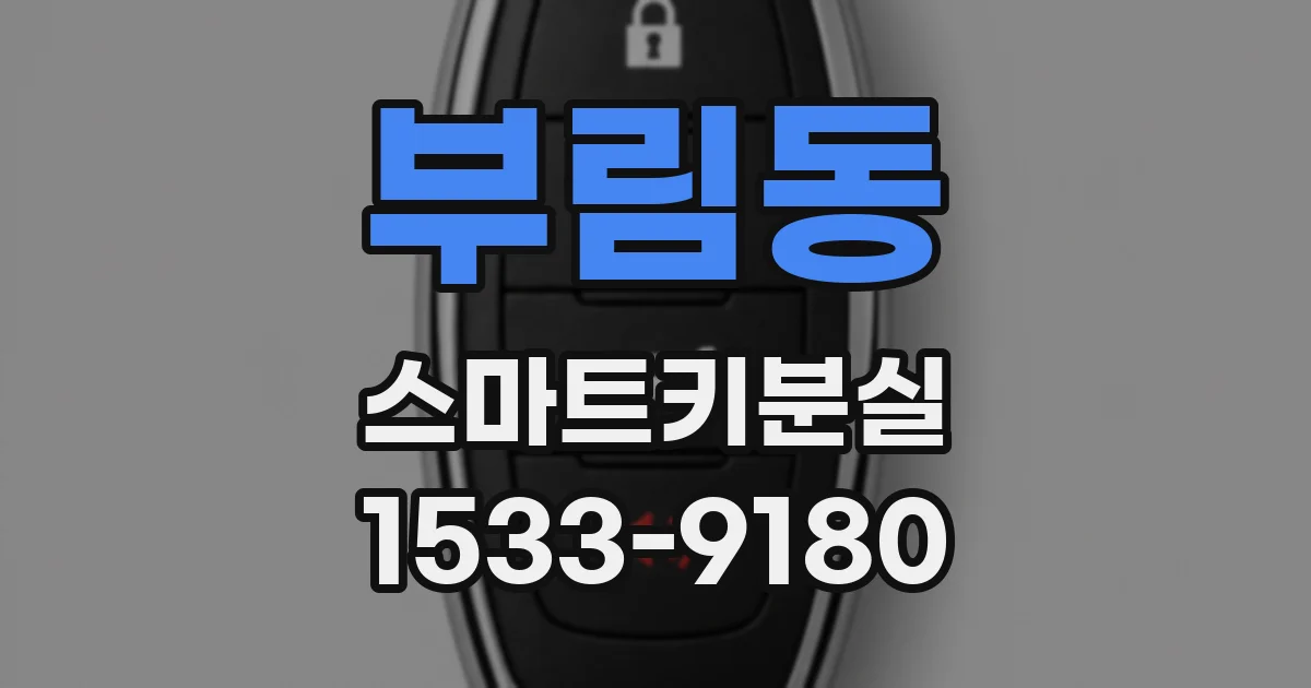 부림동 스마트키분실